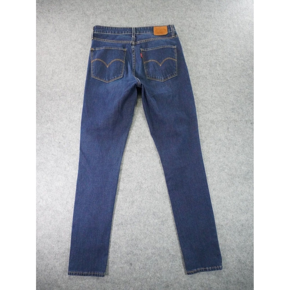 Levis Jeans Womens 30 Blue 721 High Rise Skinny Medium Wash Stretch Denim - Picture 9 of 11